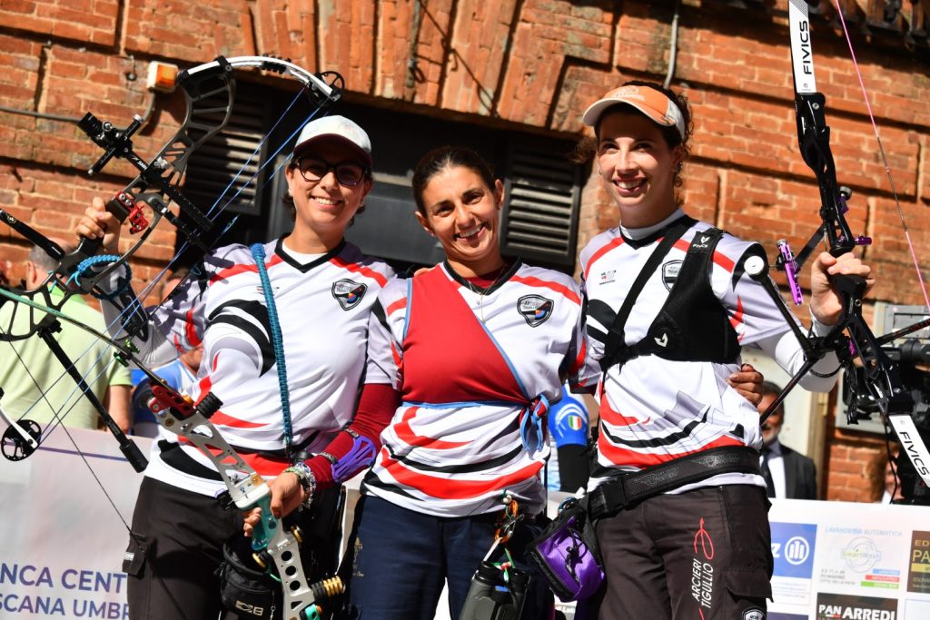 La squadra femminile degli Arcieri Tigullio conquista il Titolo Italiano Campagna 2025