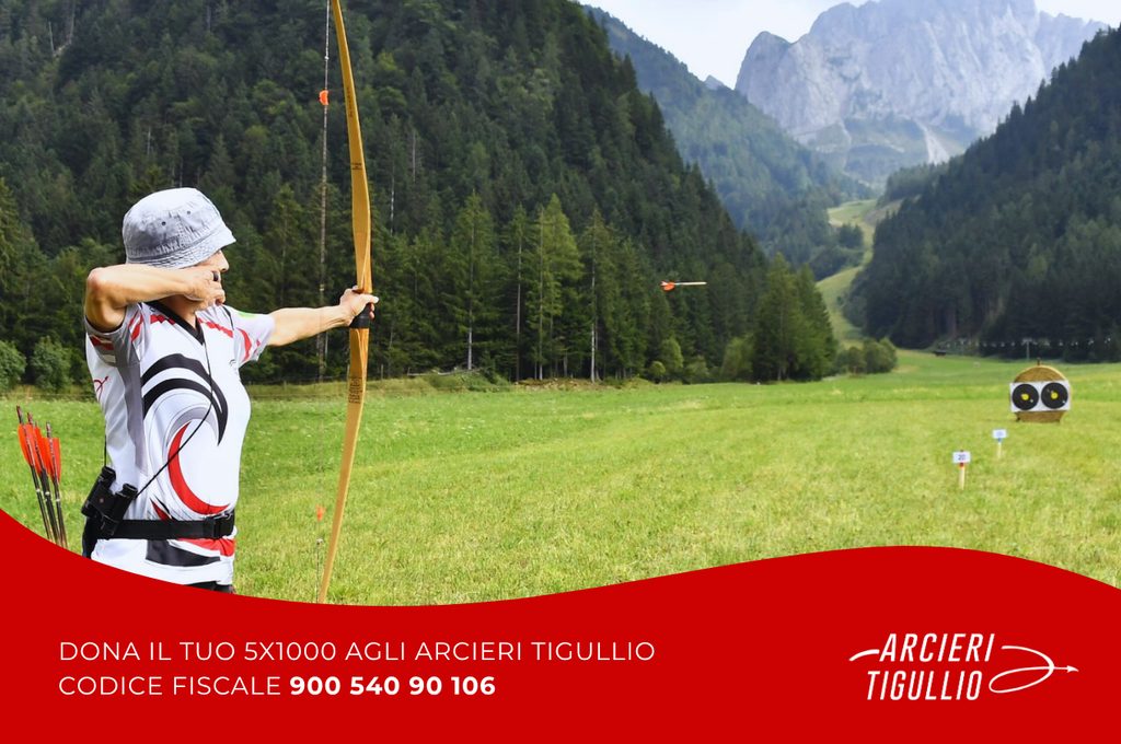 Destina il tuo 5x1000 agli Arcieri Tigullio: codice fiscale 900 540 90 106 - © immagine Fausto Ercoli